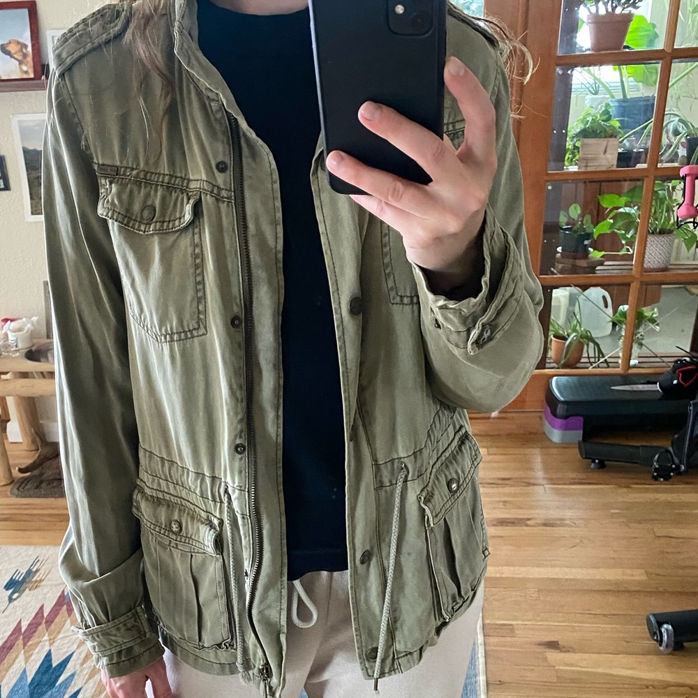 Boho Green Jacket